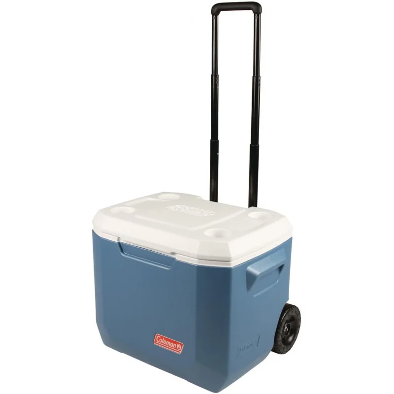 Portable Rolling Cooler | 50 Quart Xtreme 5 Day Cooler with Wheels | Wheeled Hard Cooler KeepsUp to 5 Days