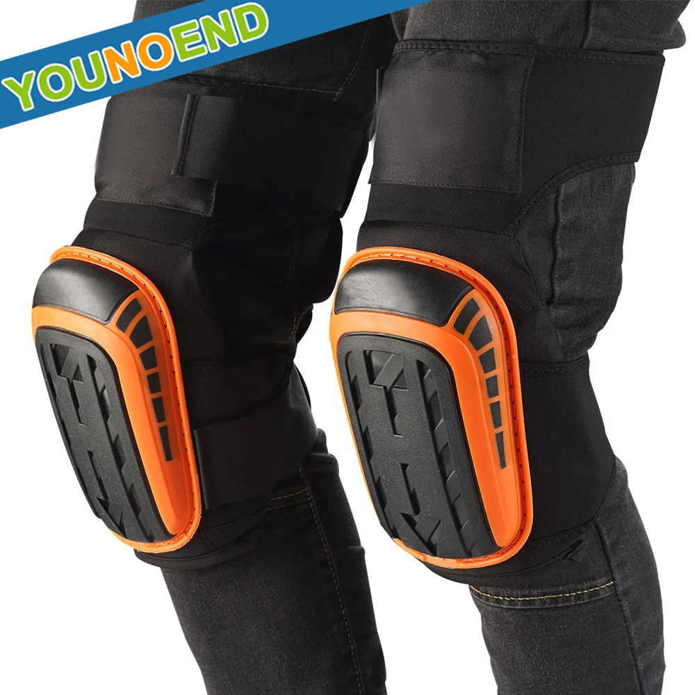 

1Pair Work Knee Pads Professional Gel Cushion Heavy Duty Foam Padding Adjustable Straps for Gardening, Construction, Working