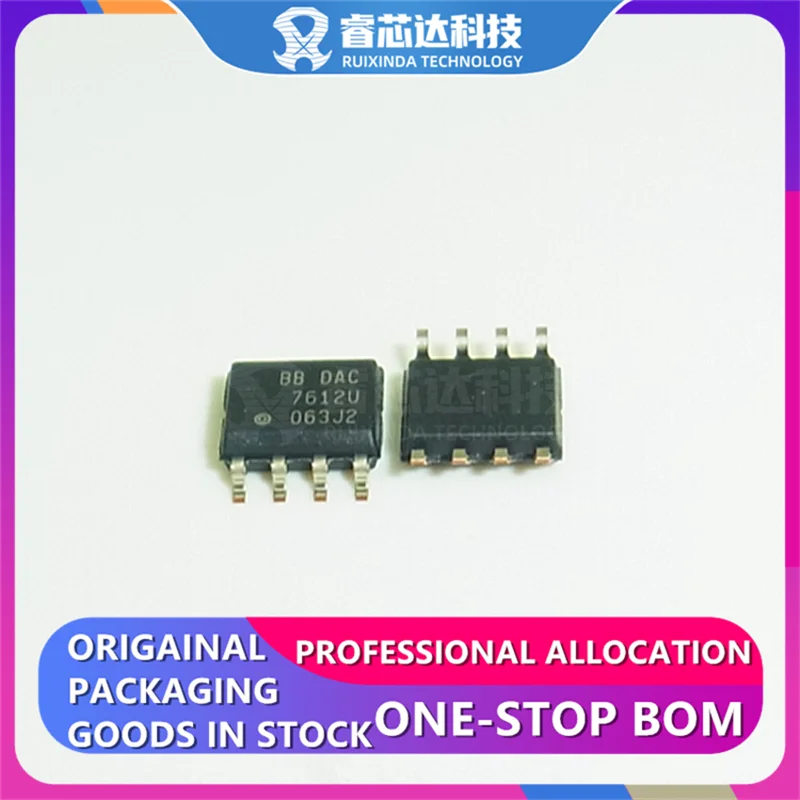 

RXDNA DAC7612U SOP8 DAC7612UG4 DAC7612U/2K5 12 Bit Digital to Analog Converter 2 8-SOIC original genuine New Original In Stock