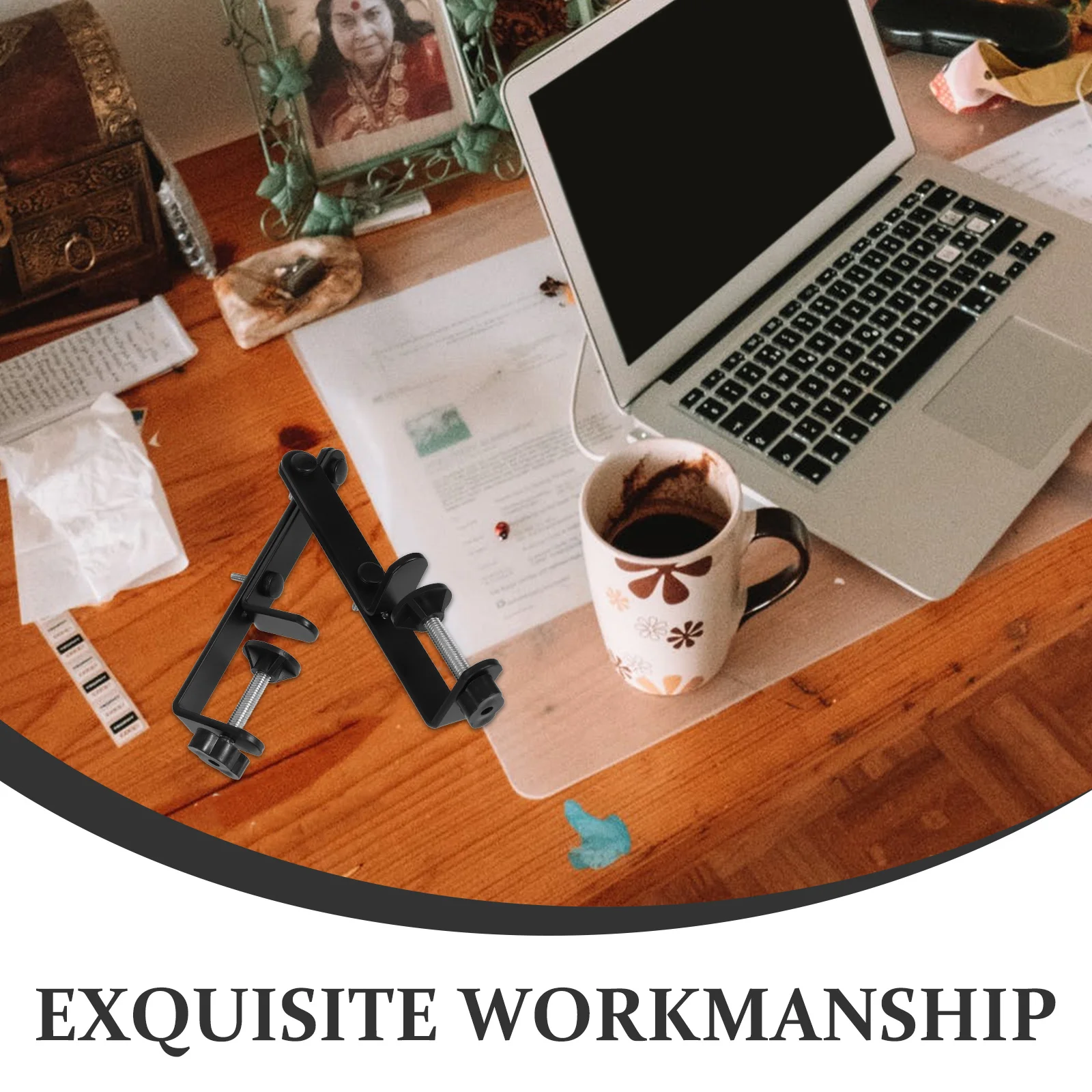 2 قطعة حامل Pegboard سطح المكتب حامل من الفولاذ الكربوني منظم مكتب ملحقات الألعاب منظم الحائط لوحة الخصوصية المكتبية المشبك