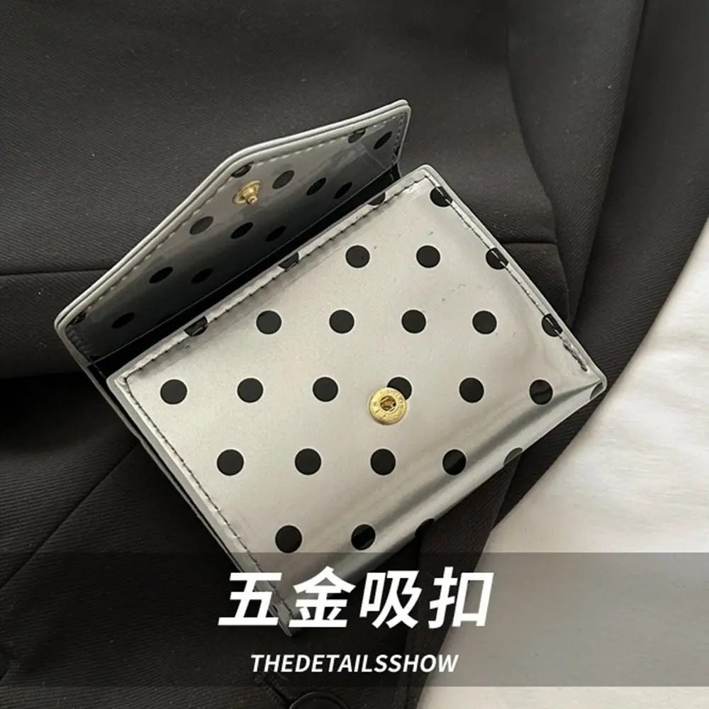 Fashion Polka Dot Pattern Polka Dot Wallet Wear Resistant Smooth Surface Coin Purse Korean Style Clutch Purse Women's Wallet