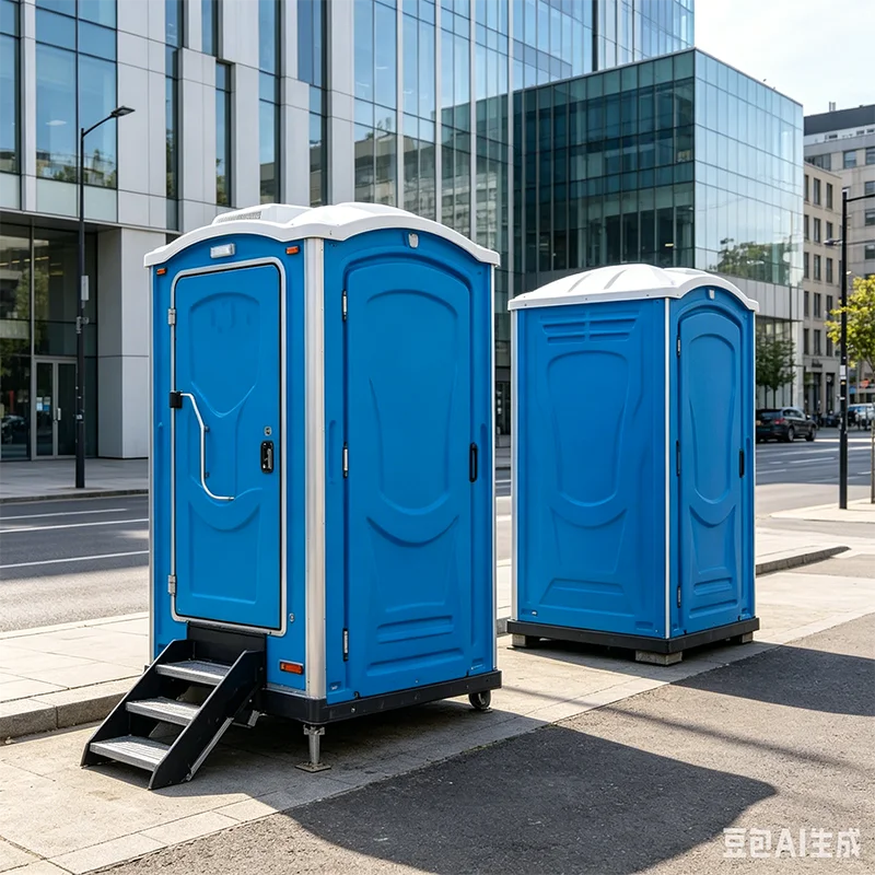 Modern Portable Adult Toilet and  Shower Mobile Practical for Bathroom Workshop Hospital Use for Exterior Applications Outdoors