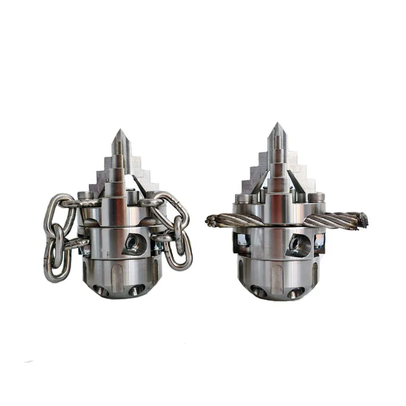 High Pressure Pipeline Dredging Cleaning Ceramics Sewer Jetter Chain Cutter Rotating Nozzle G1/2