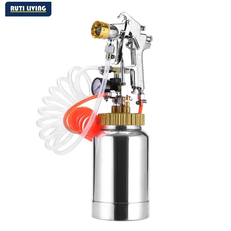 2L Pressure Tank Sprayer Multi-colour-in-water Spray Gun Latex Paint Spray  0-3bar 2/2.5/3.0/3.5/4.0mm (21*12cm)