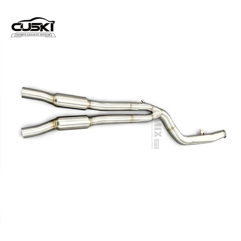 

Pertains to BMW 840 G15 G16 3.0T 2019-2023 Middle Pipe with Resonator stainless steel Automotive Exhaust Modification Fittings ﻿