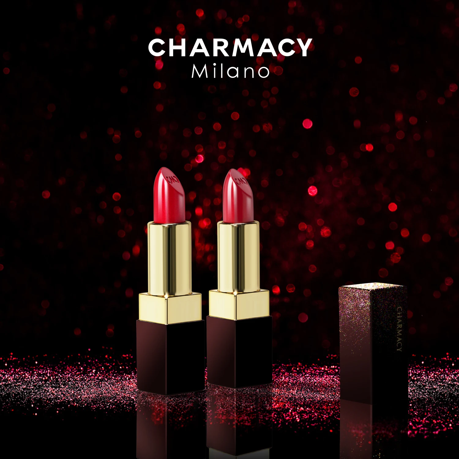 CHARMACY Luxury Velvet Moisturize Lipstick Long-lasting Easy to Wear Korean High Quality Lip Stick Makeup Cosmetic for Women