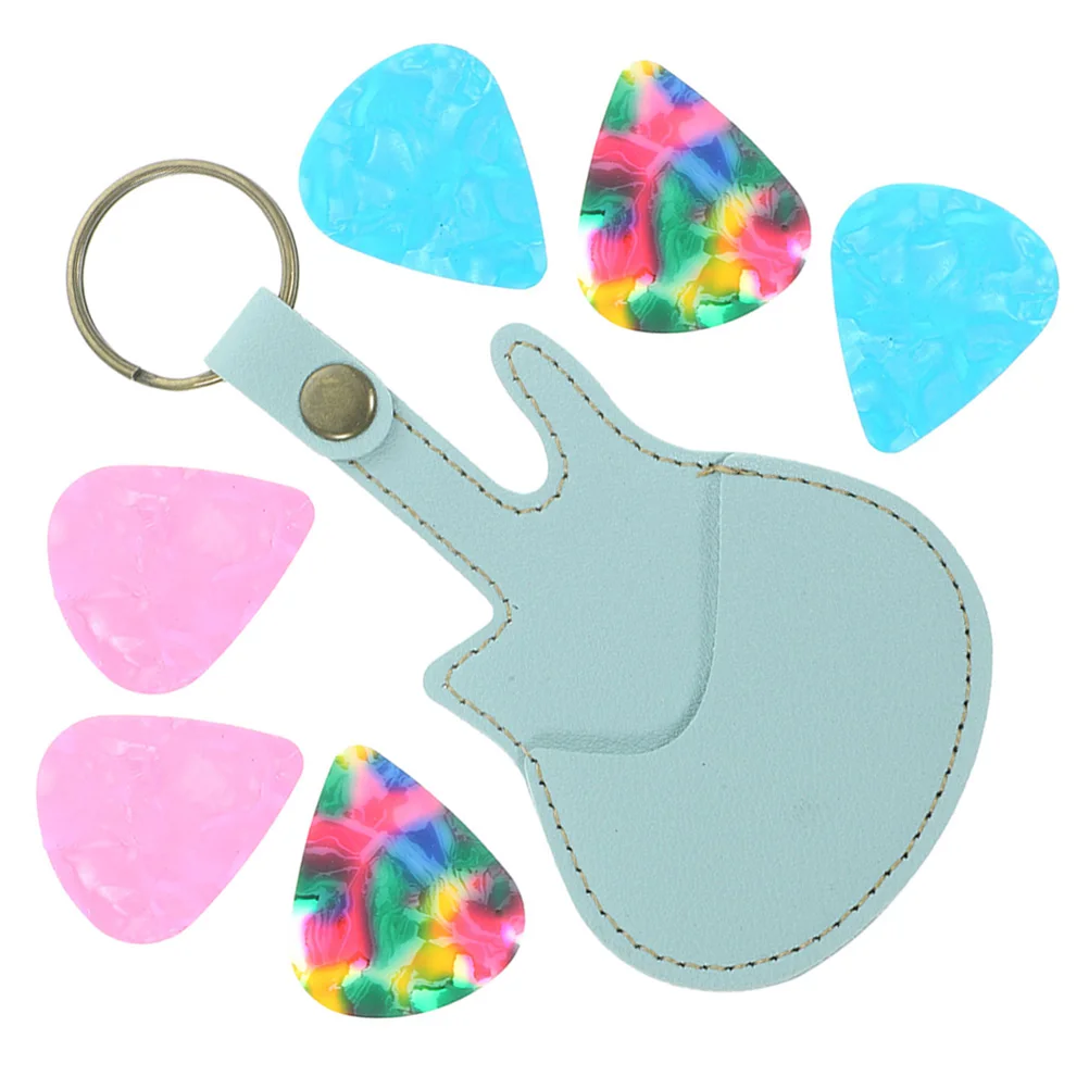 

Pick Storage Bag Guitar Picks for Folk Electric Acoustic Pu Small Pouch with Bass