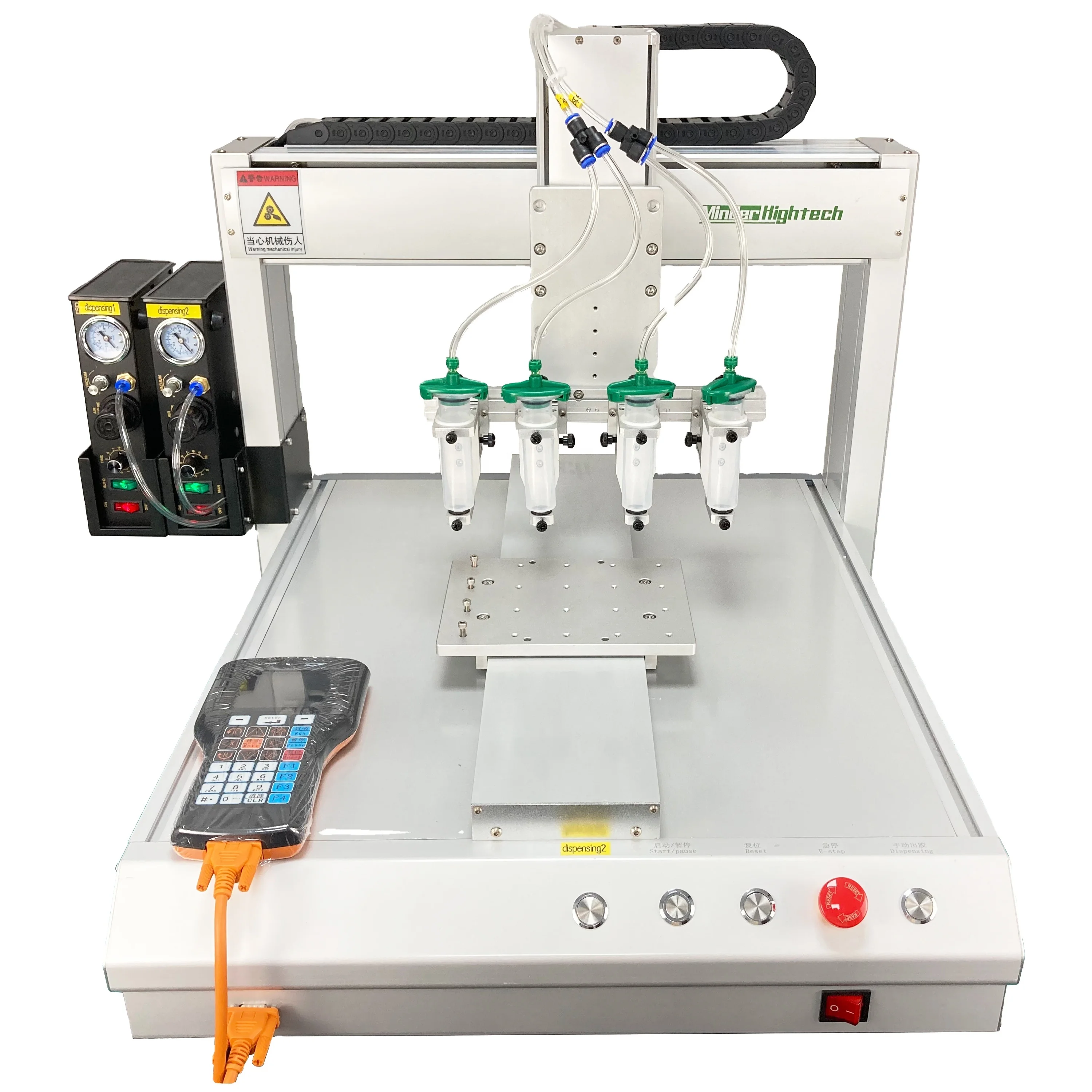 Three-axis Double-head Automatic Dispensing Robot UV Glue Syringe Glue Dispenser/Automatic 3 Axis Cnc Glue Dispenser Machine