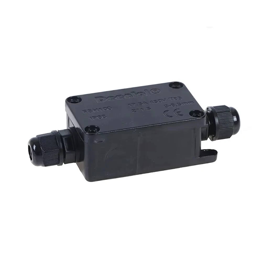 Waterdichte schakelkast IP66 afgesloten vlamvertragend met terminals voor kabels van 3 mm tot 6 5 mm tweeweg drieweg 450 volt buitenconnector geschikt voor led lampen tuinen gevels woon en industrie