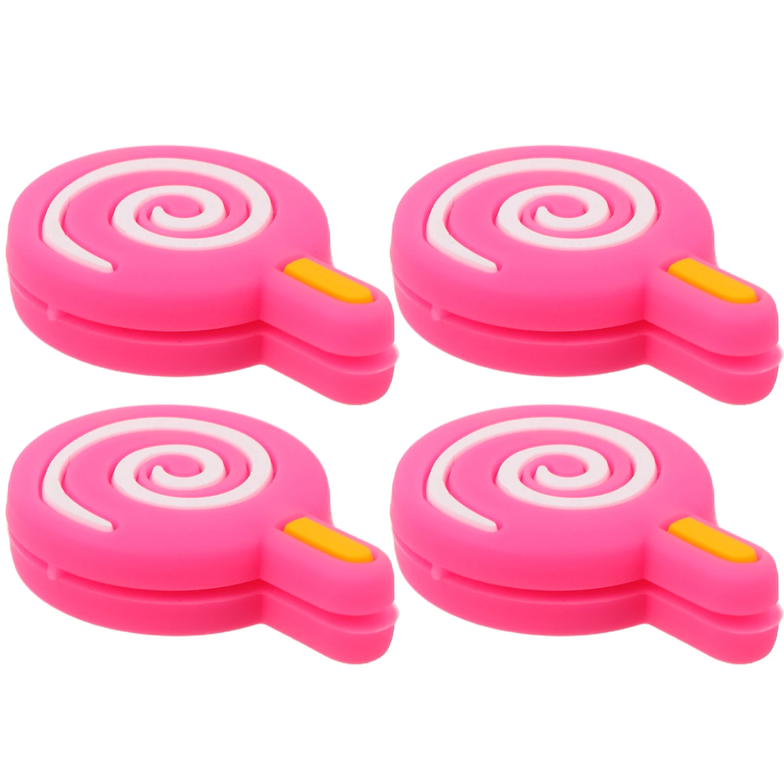 4-delige Lollipop Tennisracket Demper Schokdempers Ronde Vorm Siliconen Trillingsreductiemiddel Racket Accessoires Duurzaam