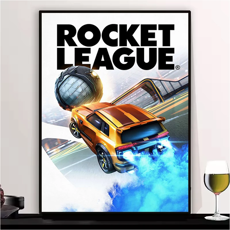 

R-Rocket League Game Poster Home Interior Decoration Living Room Decorative Posters for Wall Coffee House Bar Office Decor