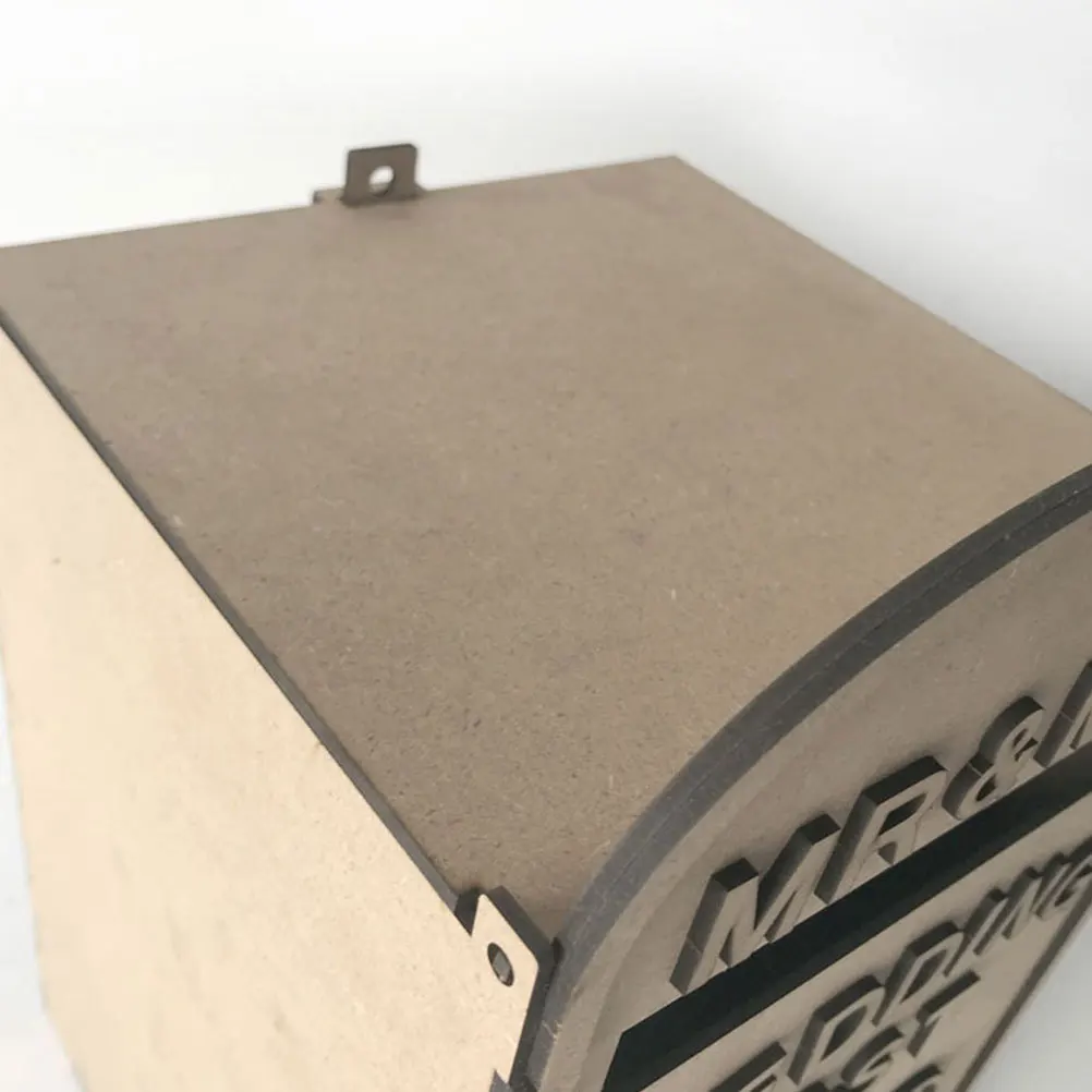 

1Pcs DIY Wooden Wedding Greeting Box Eco-Friendly Card Organizer Creative Unique Design for Wedding Party Celebration
