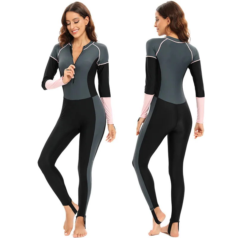 

Bikini One Piece Swimsuit 2026 Vintage Retro Swimwear Women Swimsuit Zip Up Bathing Suit Beachwear Monokini Female Swimming Suit