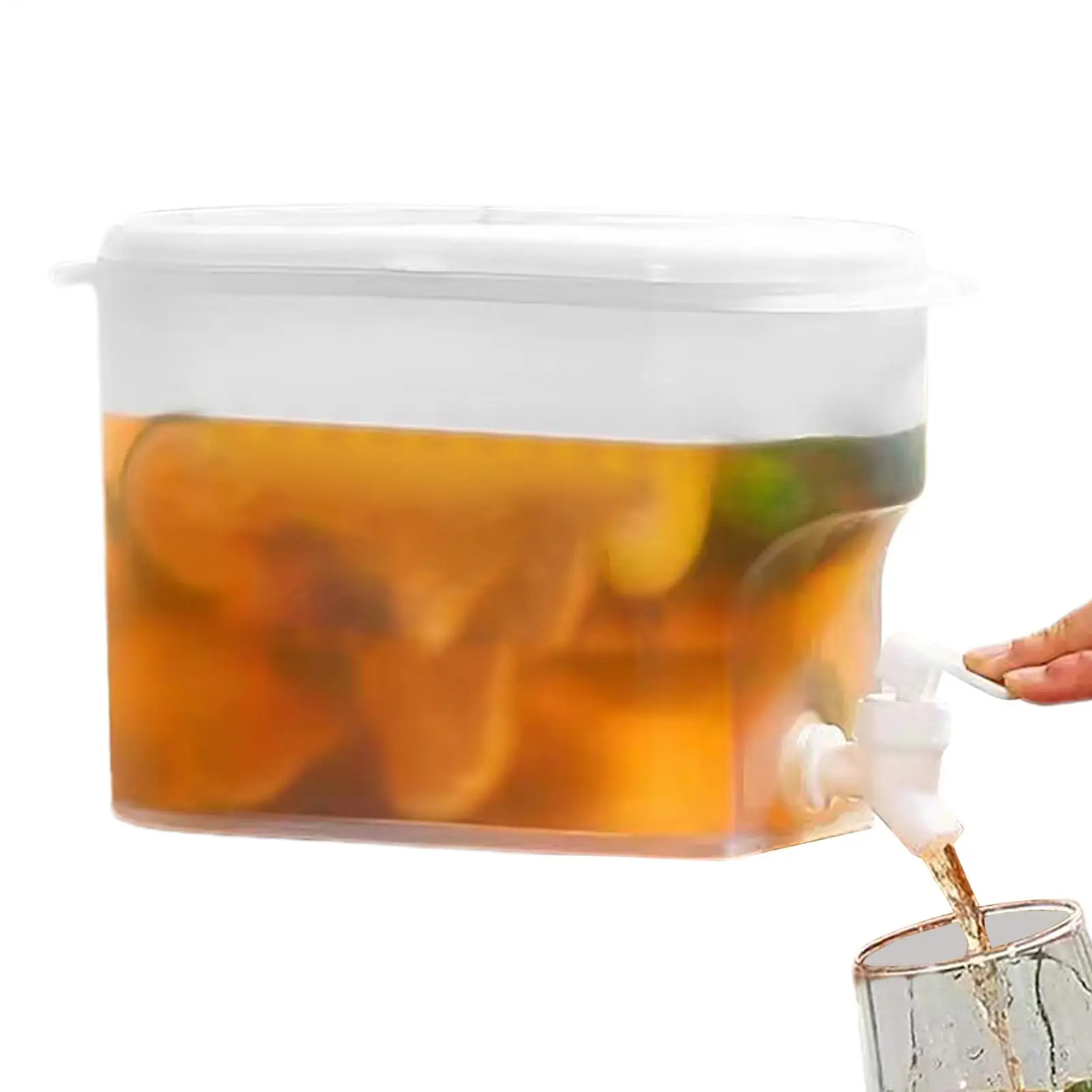 Refrigerator Cold Kettle Iced Beverage Dispensers tea dispenser for fridge 2.8L Large Capacity Cold Water Pitcher Lemonade Stand