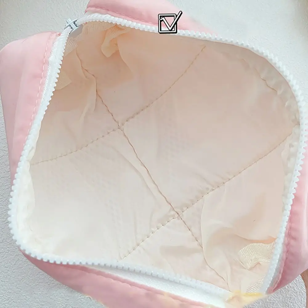 Tas Pensil Serat Poliester Baru Kapasitas Besar Kotak Pensil Persegi Perlengkapan Kantor Sekolah Tas Pensil