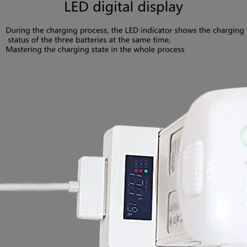 Upgraded Charger for DJI Phantom 4/ 4 Pro+/ 4 Pro/ 4 Advanecd/advanecd+ Digital Display Housekeeper Battery Nurse