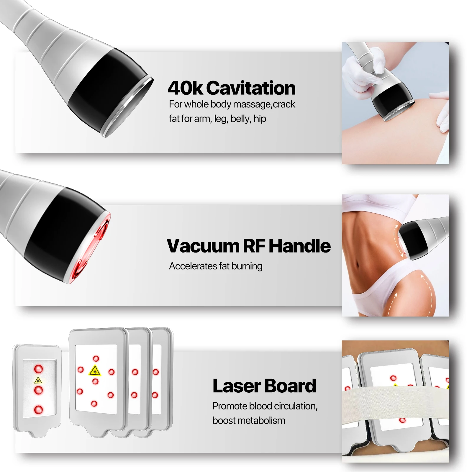 6 in 1 cavitazione ultrasonica perdita di peso sollevamento rughe rassodante pelle dimagrante massaggio corpo modellante strumento di bellezza