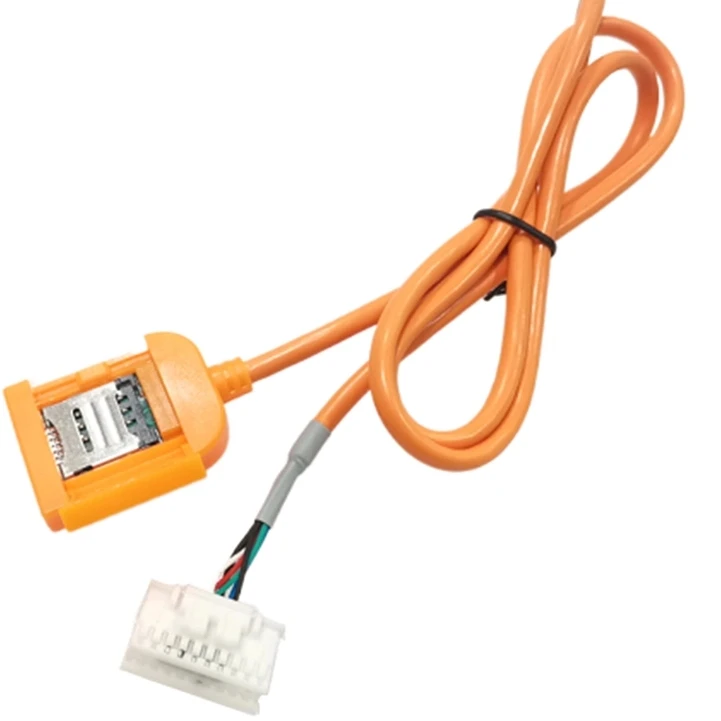 Wires Replancement Part Sim Card Slot Adapter For Android Radio Multimedia Gps 4G 20pin Cable Connector Car Accsesories