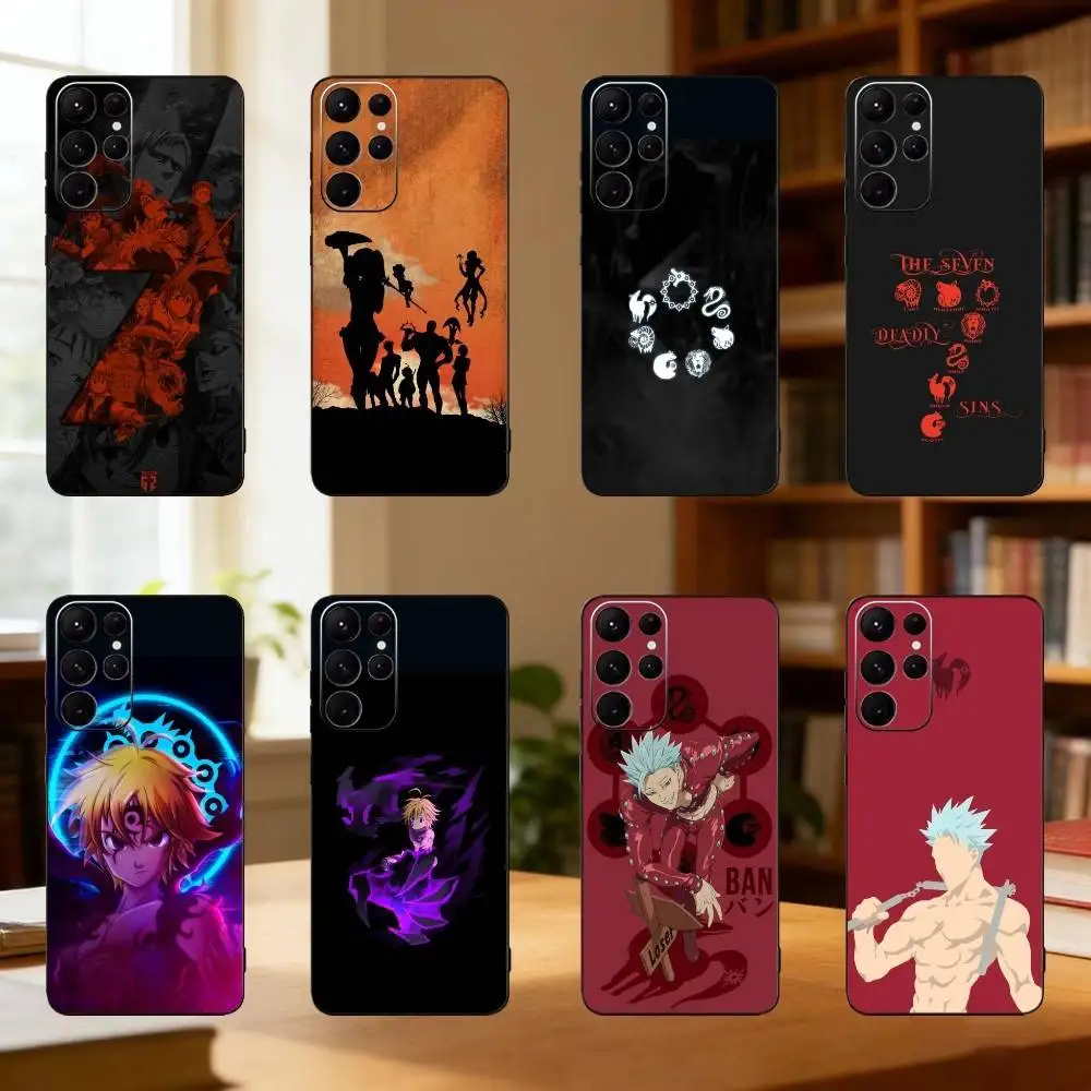 

The Seven Deadly Sins (1) Phone Case For Samsung S25,24,23,22,30,21,10,9,Ultra,Plus,Lite Soft Black Case
