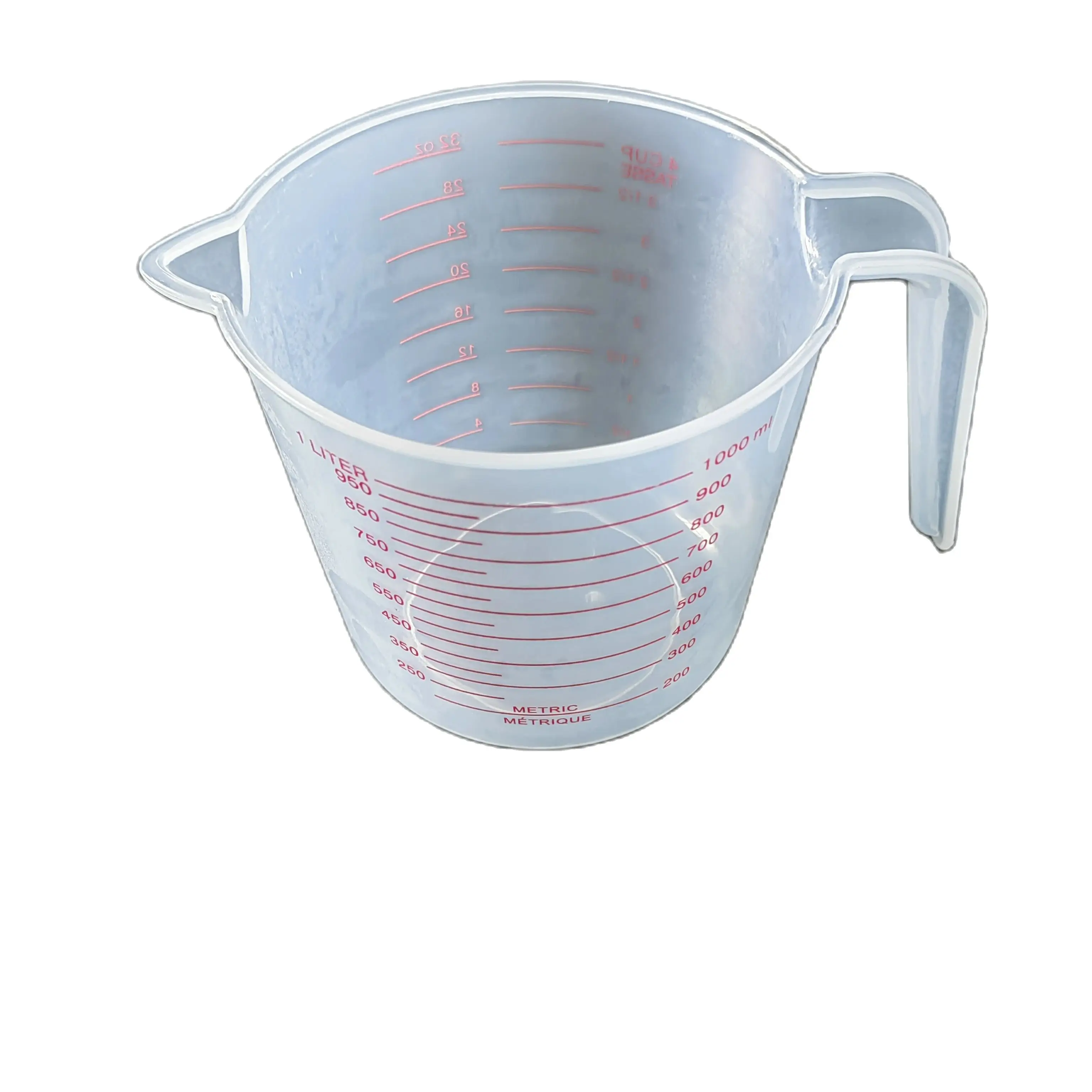 

Free Shipping Plastic 1000ML Baking Cup with Measurements HB0988E