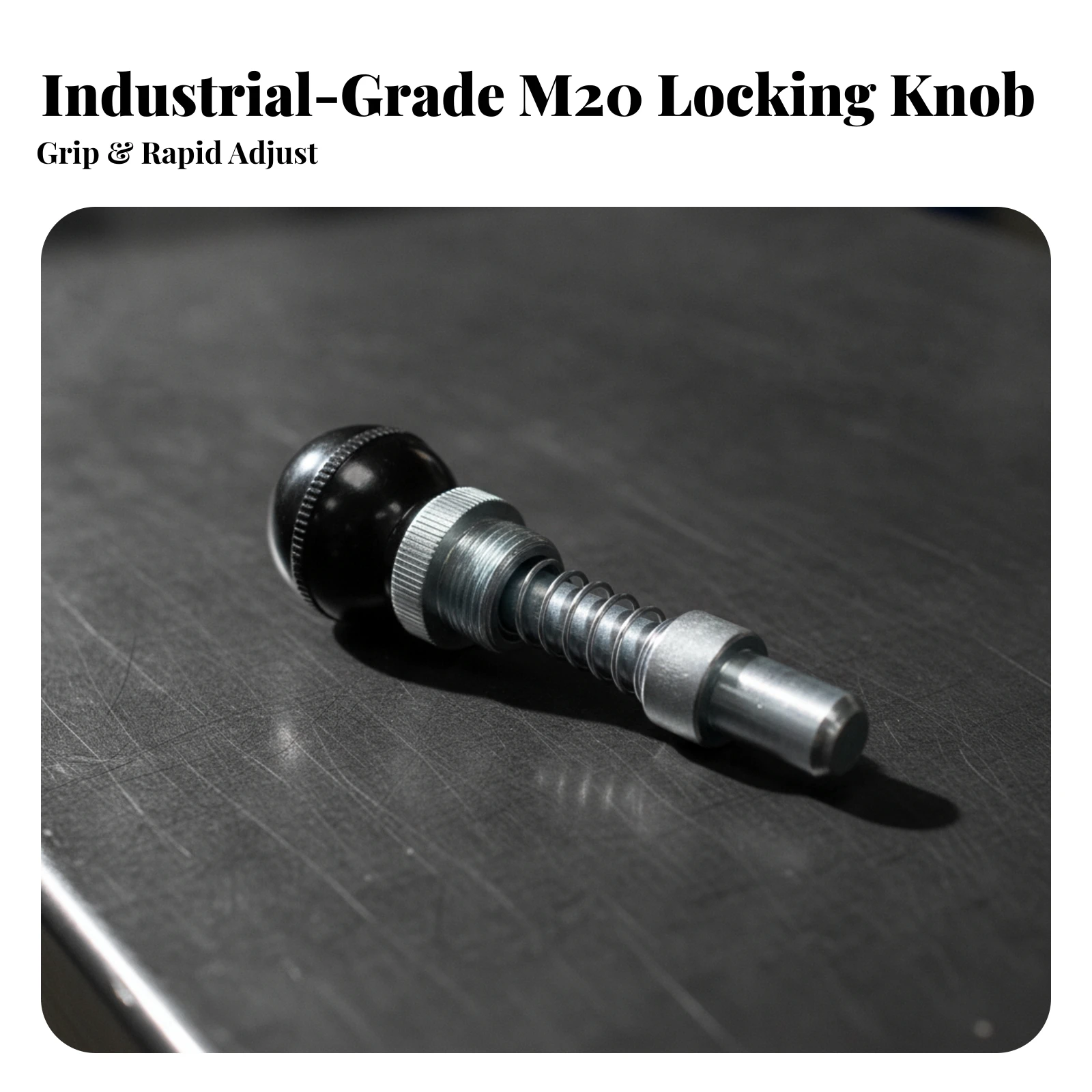 Spring-Loaded Pull Pin Tooltool-Less Pull Pin with Ball Knob Fastener High Hardness for Fitness Apparatus, Indoor Equipment
