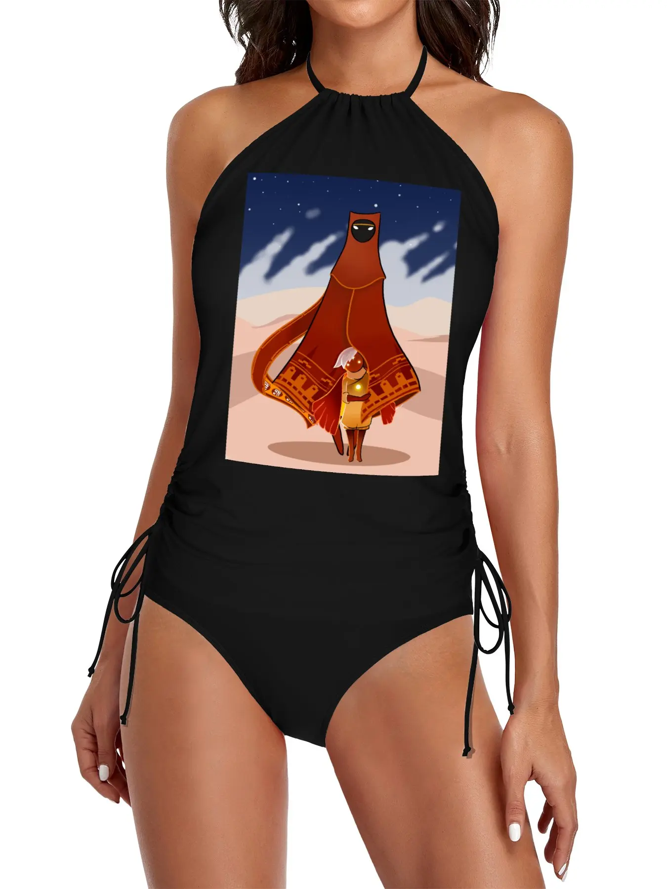 

A new traveller Split Swimsuit Set Two-piece bikini whole woman swimsuit Sexy swimsuit