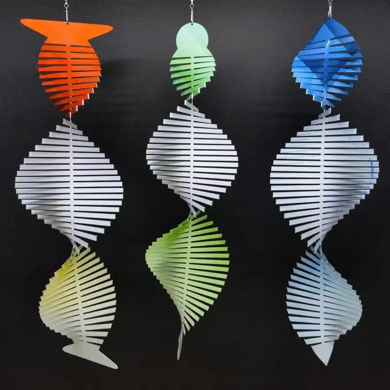 

Free shipping 5pcs/lot Sublimation Blank Sailboat Metal wind chimes rnaments Yard decorations For Sublimation Printing DIY Craft