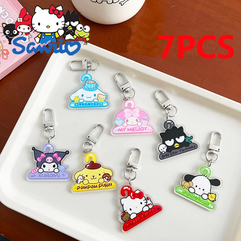 

Sanrio серия брелок мультфильм Hello Kitty Melody Kuromi Cinnamoroll рюкзак акриловая подвеска декоративный подарок оптовая продажа