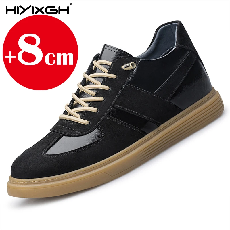 Lift Sneakers Men Elevator Shoes Summer Designer Hidden Heels Heighening Shoes For Male Wedges Insole 6CM Casual Height Shoes