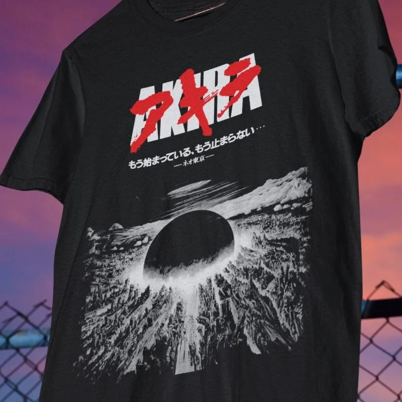 T-shirt à thème Akira Anime pour hommes et femmes, T-shirt décontracté en coton, nouvelle collection d'été