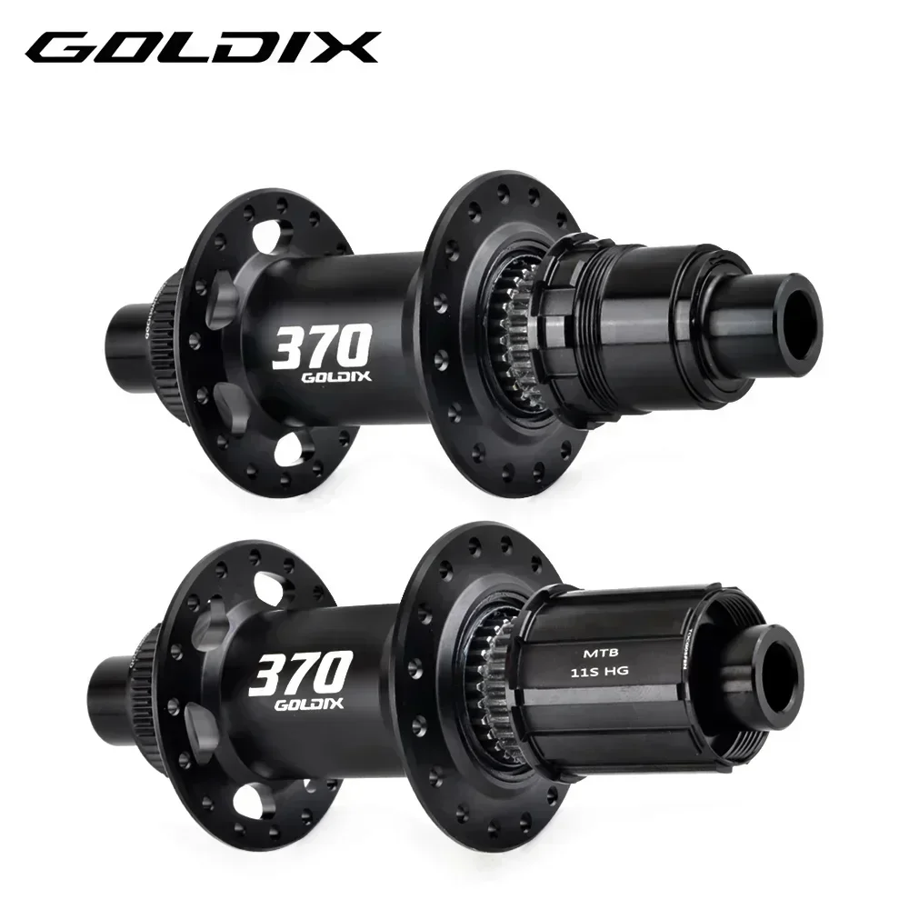 

GOLDIX M370 32Hole J-Bend Spoke Bicycle Hub Center Lock Disc Brake Sealed Bearing 36T Ratchet HG/XD/MS Freehub Body MTB Hub