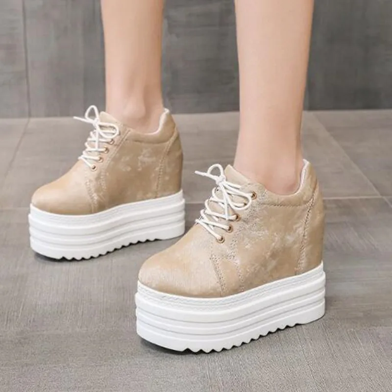 أحذية جديدة امرأة 2025 زيادة الارتفاع قباقيب منصة الأحذية النسائية حذاء رياضة كاجوال Modis فستان الزواحف الجديد لطيف موضة الترفيه #6