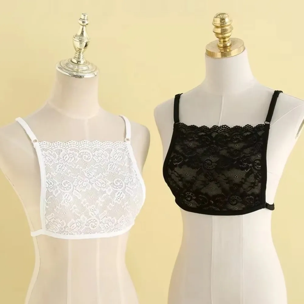 Lace Fake Collar Accessory Overlay Breathable Lace Cover Up Prevent Exposure Prevent Light Leakage Invisible Clothing Panel Lady