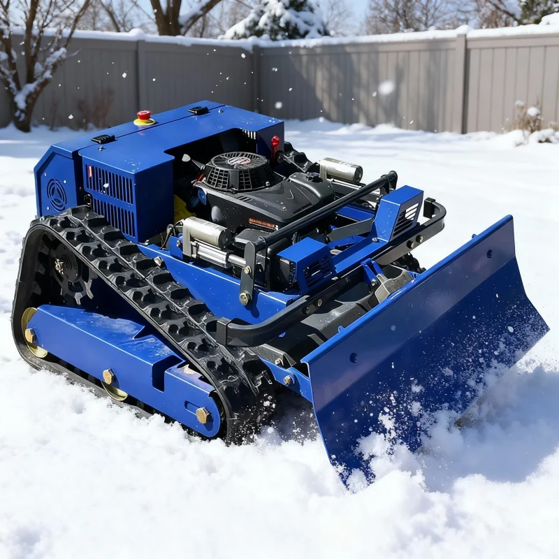 تخصيص الذكية المسار من نوع جزازة الشتاء الثلوج إزالة التلقائي بالكامل التحكم عن بعد معدات الزري