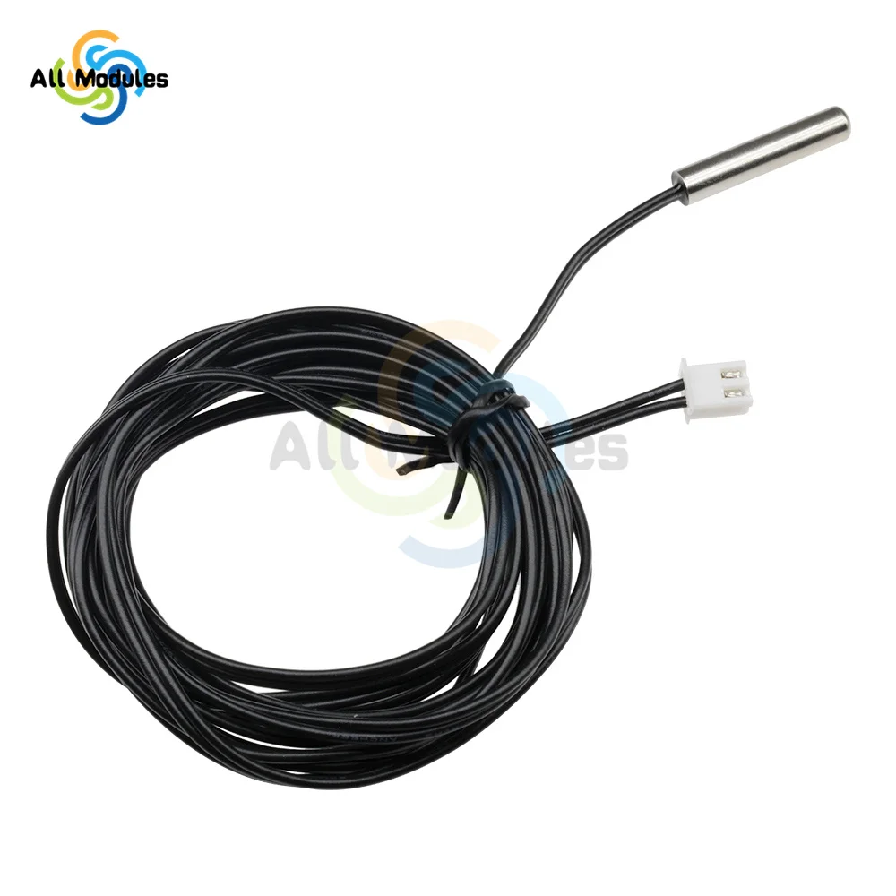 W1209 0.3m 0.5m 1m 2m 3m Waterproof NTC Thermistor Accuracy Temperature Sensor 10K 1% 3950 Wire Cable Probe For Arduino W1401