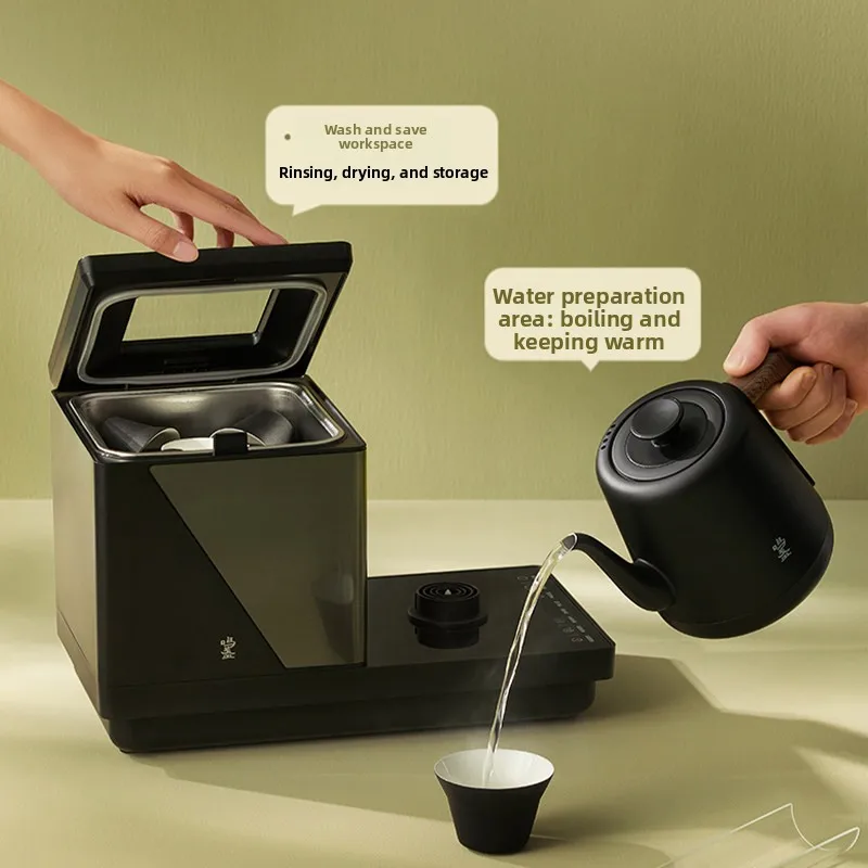 Mingzhan High-end Fully Automatic Tea Cup Cleaning & Brewing Electric Kettle With Anti-Dry Burn Intelligent Temperature Control