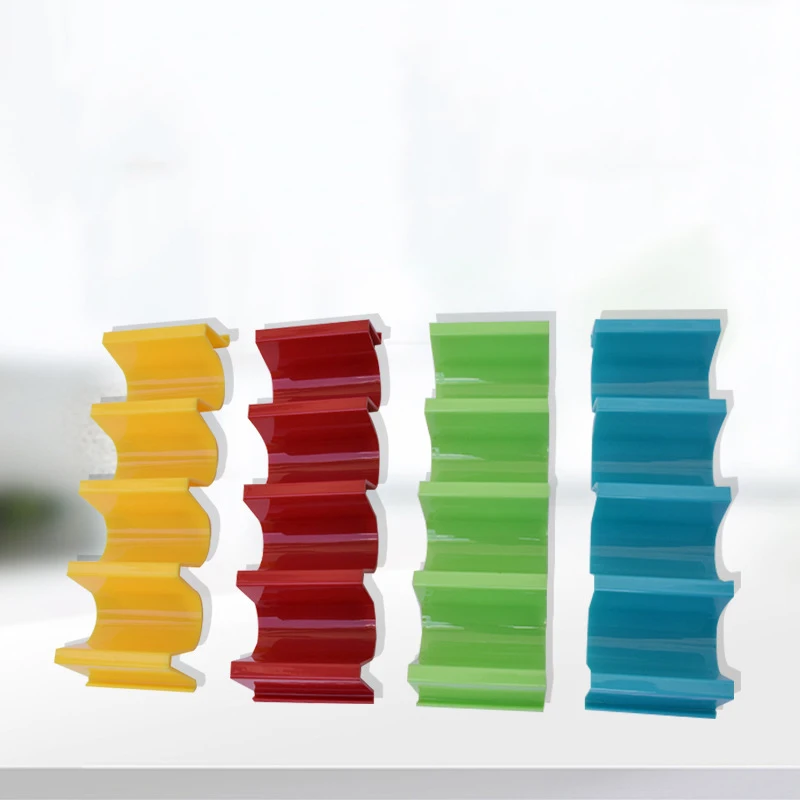 Mexican Tacos Pancake Shelf Holder Tortilla Wave Shape Tray Holder Plastic Colorful Pizza Roll Food Display Holders Kitchen Tool