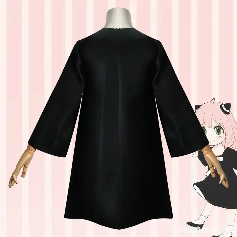 Anime espião cosplay anya forger traje boneca peruca vestido chifre família headwear conjunto completo trajes de halloween para adultos nova chegada