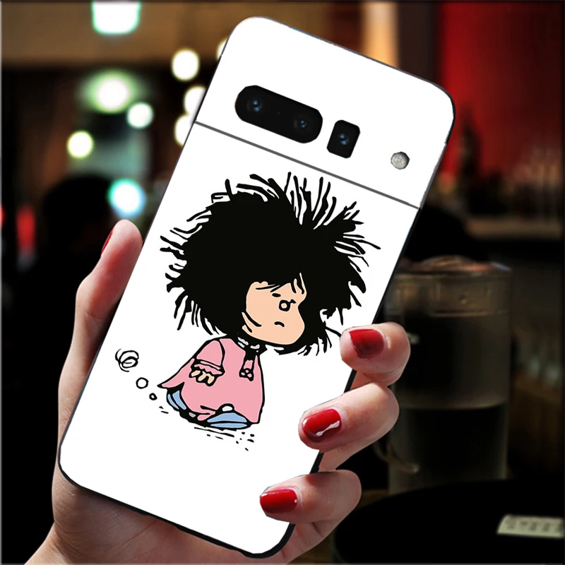 

Mafalda Phone Case For Google Pixel 10 9 Pro XL 9A 8 7 6 Pro Pixel 8A 7A 6A Pixel 8 7 6 5