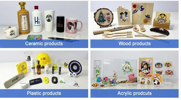 UV Printer 60cm Three Print Head  UV DTF All-in-One Crystal Label Printer for Glass Printing Automatic  Transfer Film Printer