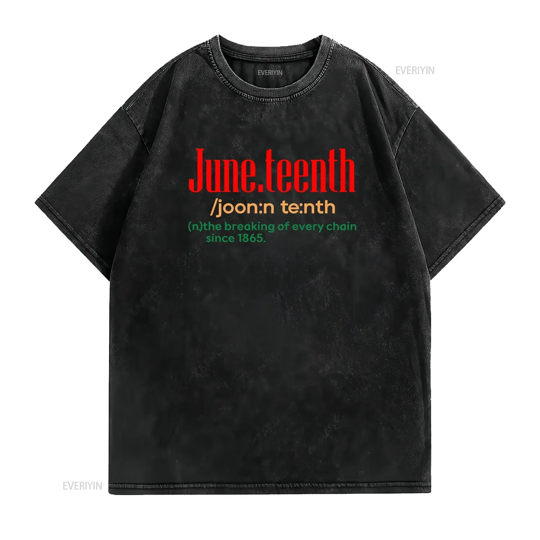 Juneteenth Definition T Shirt 1865 BLM Freeish African American Freedom Day Celebrate vintage Washed designer clothes fashion