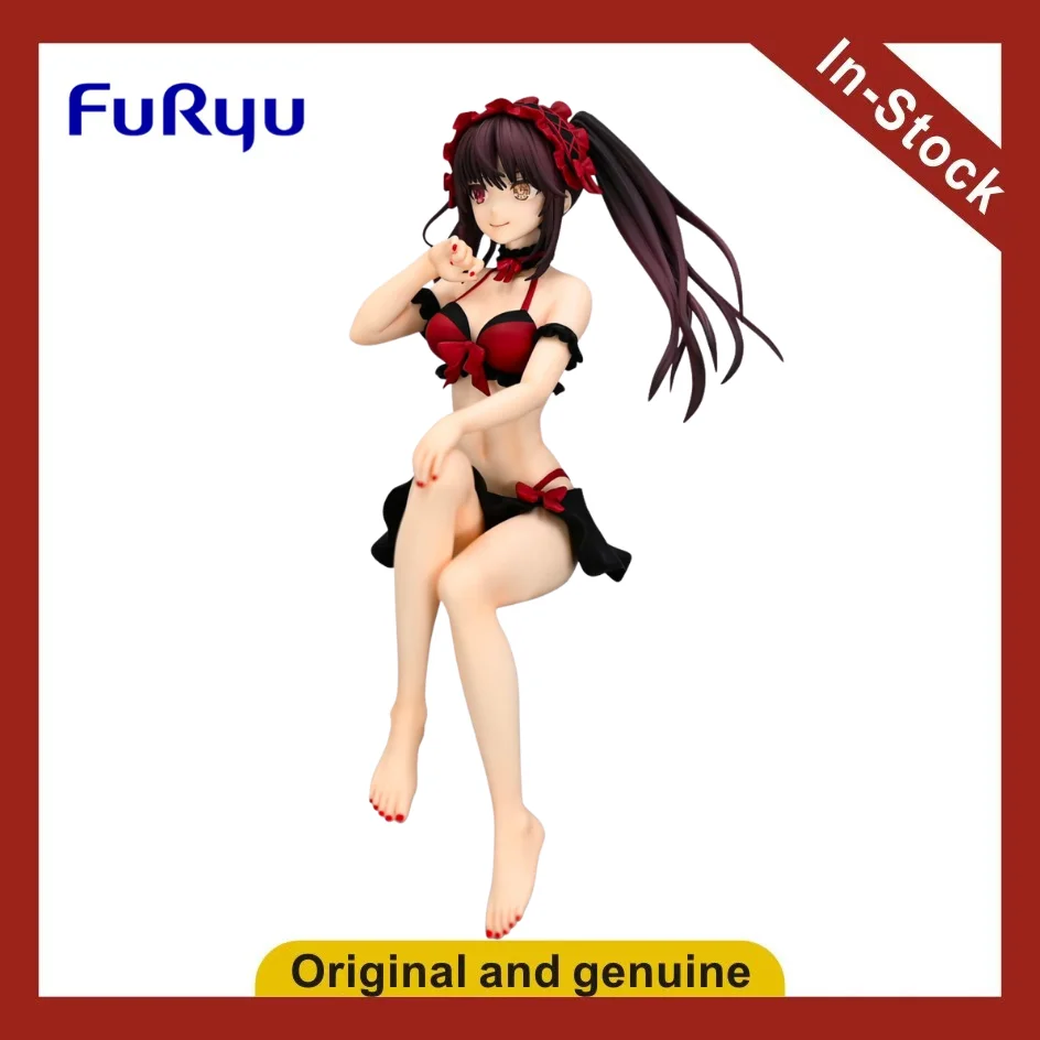 

【UA】Фигурка-кукла FuRyu Date A Live Season 5 из серии Pressed Instant Noodle Doll - Токисаки Куруми в купальнике, модель-игрушка, подарок