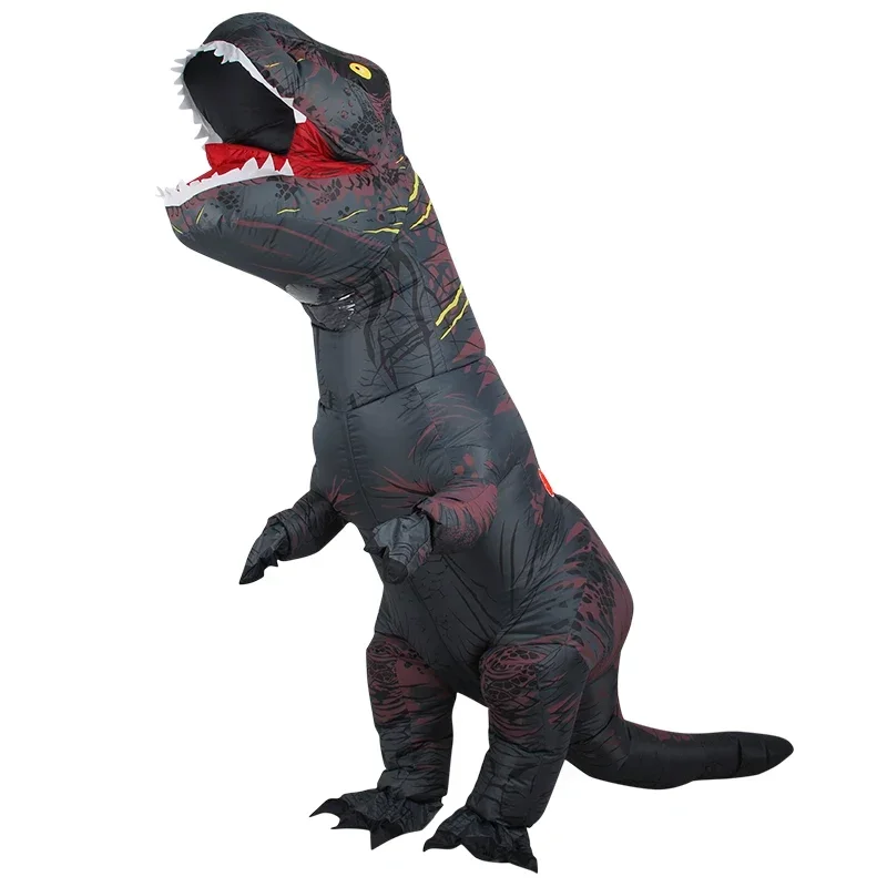 Adulto inflável dinossauro traje festa cosplay trajes fantasia mascote meninos anime traje de halloween para homens mulheres crianças/