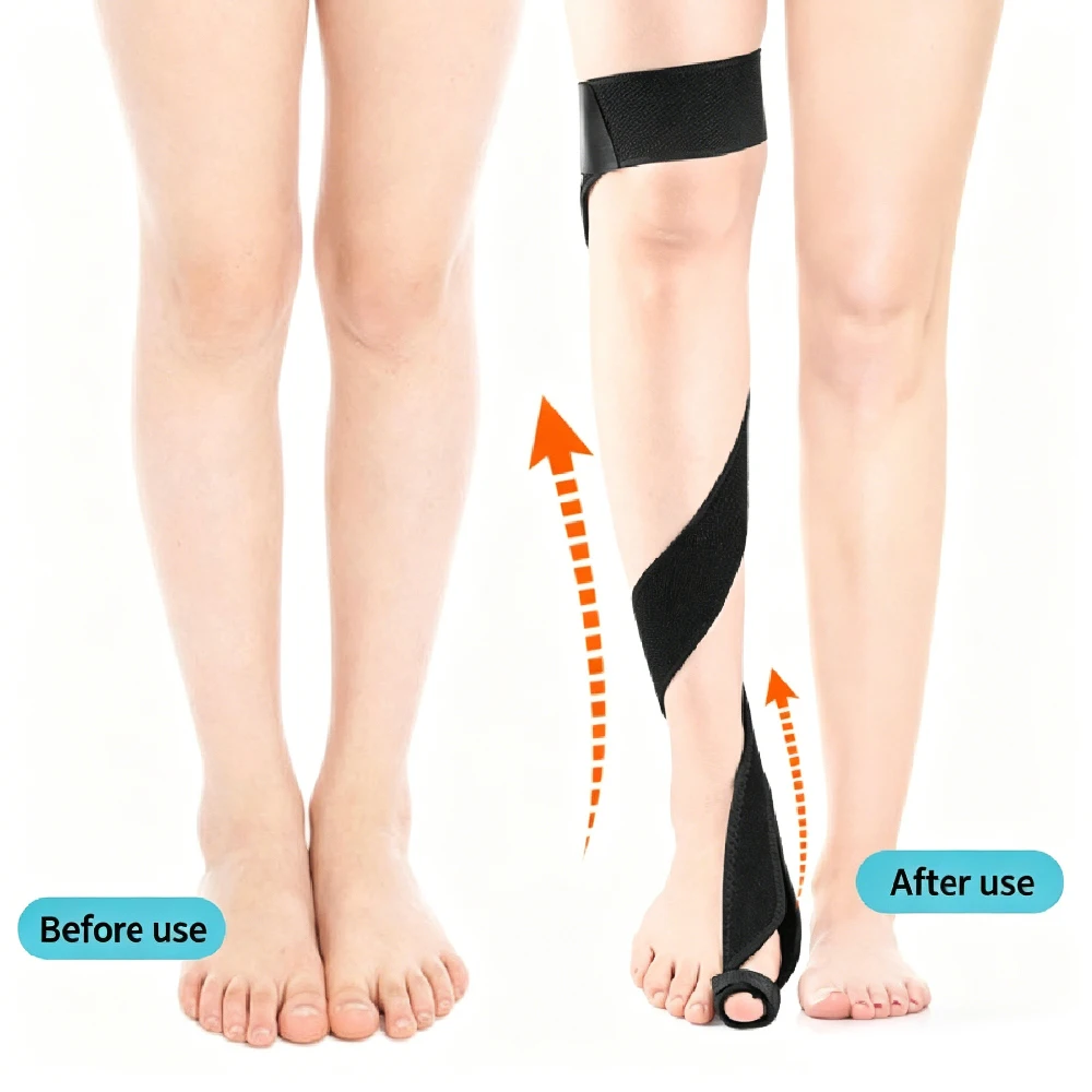 1PCS Adjustable Kids O/X Leg Correction Belt, Neoprene Leg Posture Corrector Band, Child Thigh Stabilizer for Correcting Walking