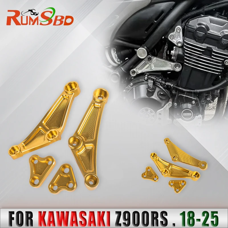 

Frame Side Engine Cover For KAWASAKI Z900RS 2018-2024 Motorcycle Left Right Slider Falling Protection CNC Aluminum Color