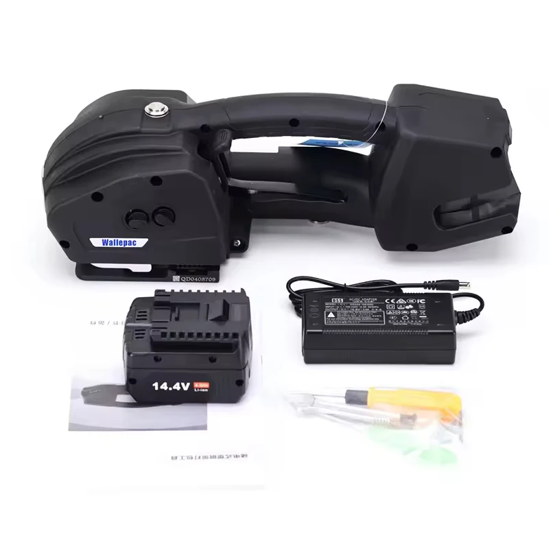 

V2/K1 Соревновательные ручные электрические обвязочные инструменты Машина для обвязки на батарейках для ПЭТ и ПП ремней