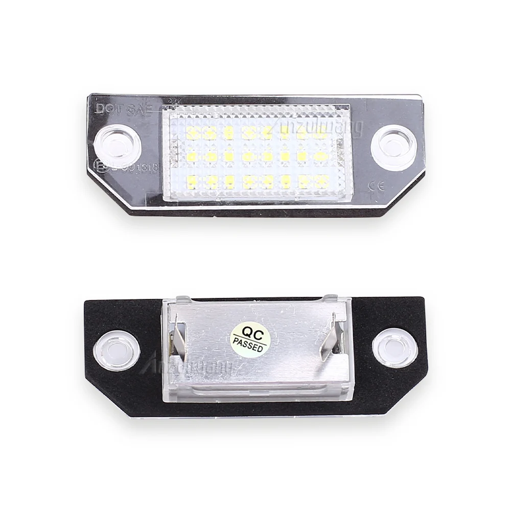 

2003-2008 For Ford Focus MK2 03-08 Car License Plate Lights 12V LED White Number Lamps Plate Light Tail Signal Lamp