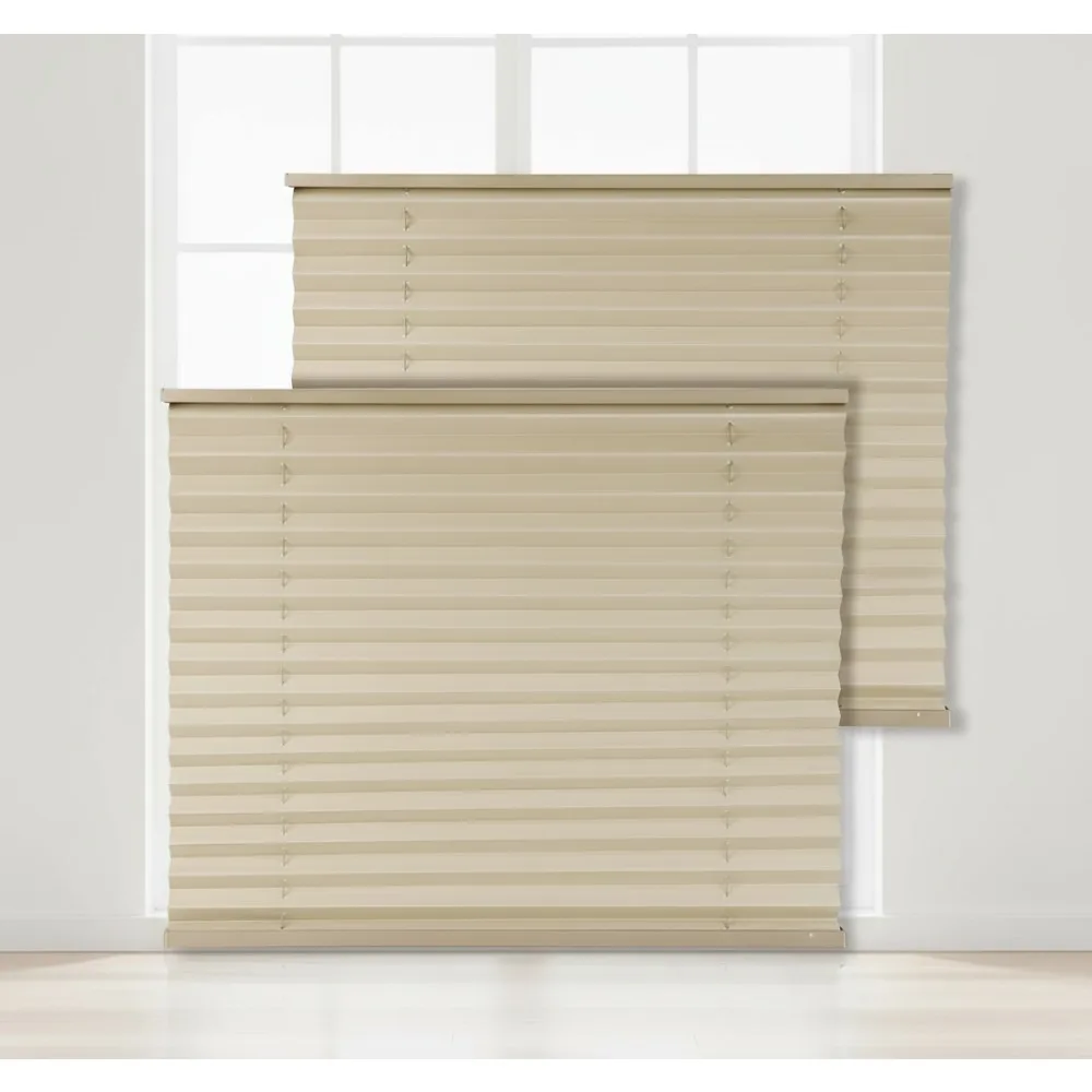 

2 шт. плиссированные жалюзи для автофургонов (32 x 24 дюйма) с регулируемой яркостью в день и ночь, оконные жалюзи для прицепа-кемпера