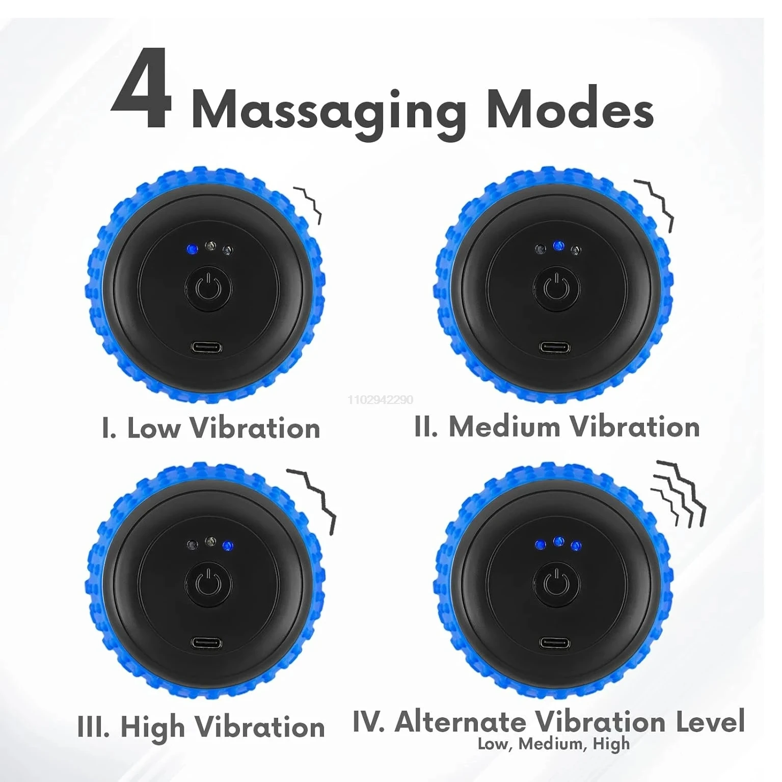 Yoga Fascia Ball Electric Peanut Ball USB Rechargeable Massage Ball Leg Muscle Relaxer Shoulder Neck Waist Massage Muscle Relax