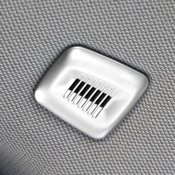 2Pcs ABS Chrome Interior Roof Dome Microphone Cover Trim for BMW F30 F32 F07 F10 F15 F12 F25 X3 X5 3 4 5 6 Series Accessories